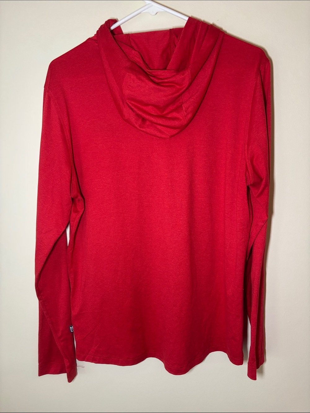 Cutter & Buck Lightweight Red Ohio State Long Sleeve Hoodie - Picture 5 of 5